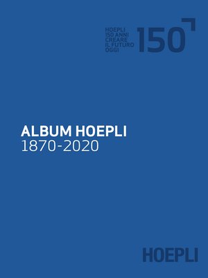 cover image of Album Hoepli 1870-2020